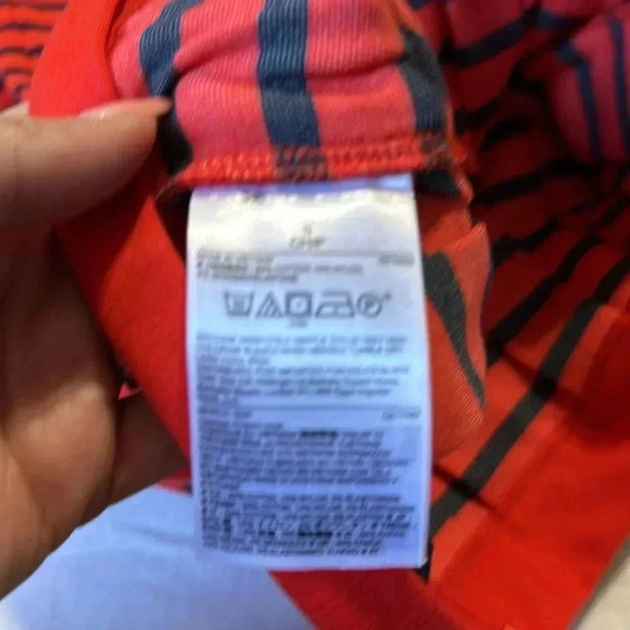 Gap Red/ Blue striped mini skirt size small flirty - Picture 5 of 6